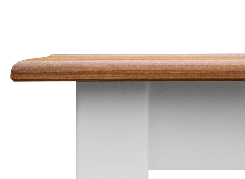 Couchtisch Belluno Elegante aus Massivholz in Weiß