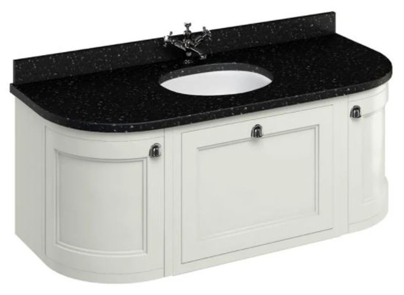 Casa Padrino Luxus Hänge-Waschschrank / Waschtisch 134 x 55 x H. 59 cm - Hotel Restaurant Möbel