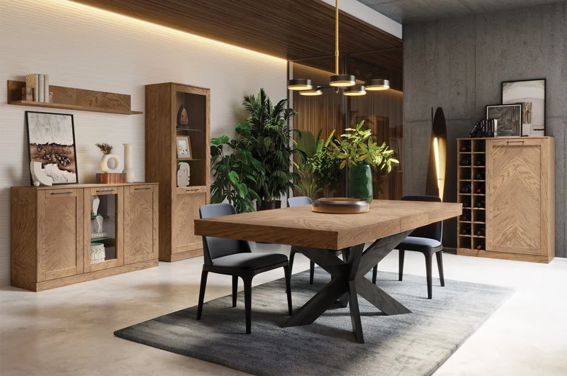 Vitrine aus Eichenholz COZY 12 | LoftStory