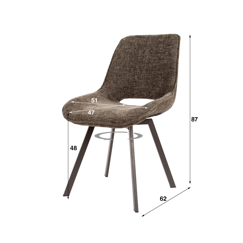 Stoel Swivel draaibaar VPE4 (4 stuks)