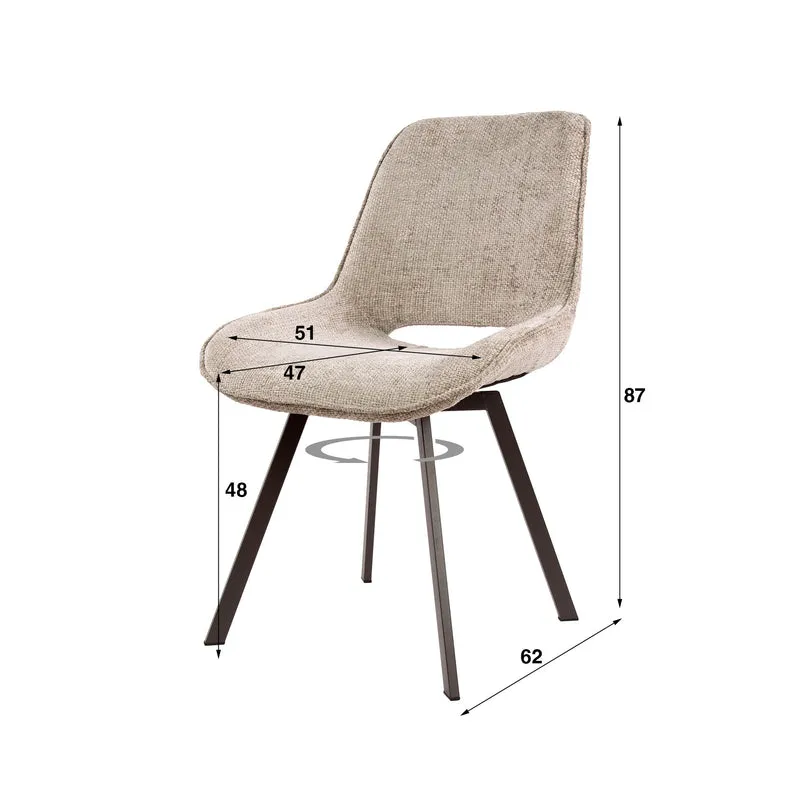 Stoel Swivel draaibaar VPE4 (4 stuks)