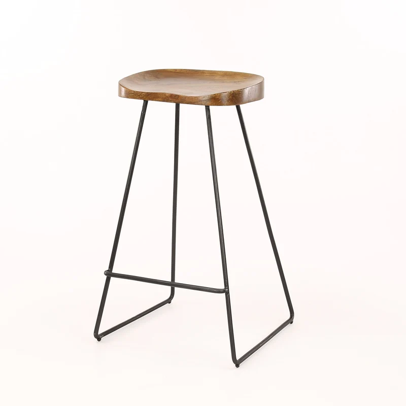 Barstoel Wooden Seat VPE4 (4 stuks)