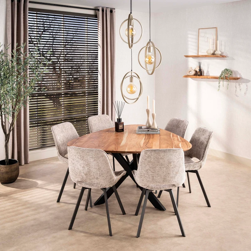 Eettafel Triangle 135x135