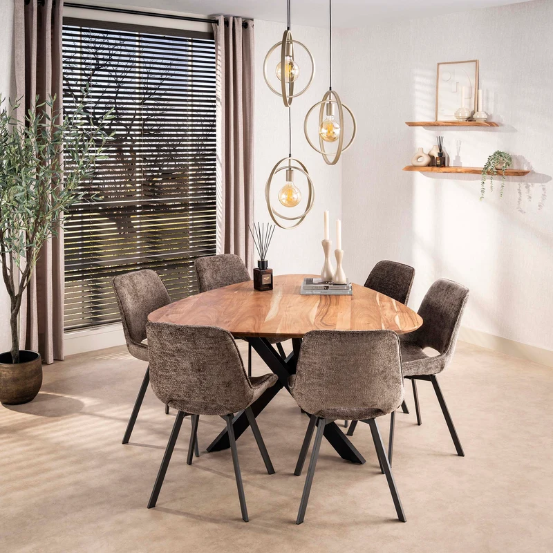 Eettafel Triangle 135x135