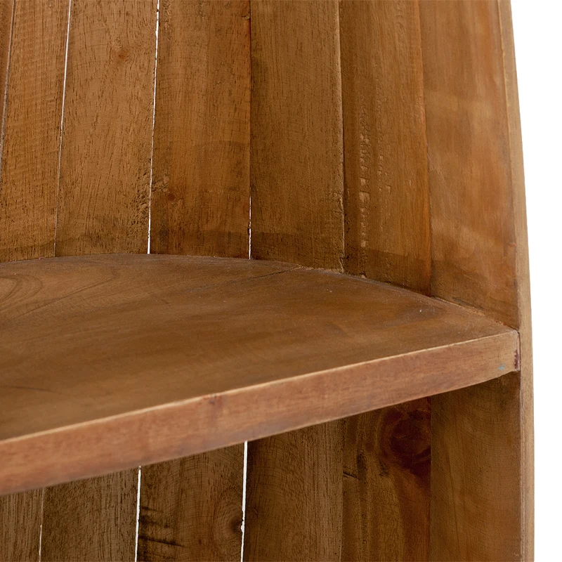 Massivholz Bootsregal BALI Antique-Natural 150cm Bücherregal