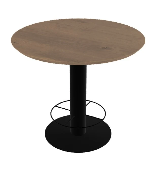 Ronde bartafel 3D