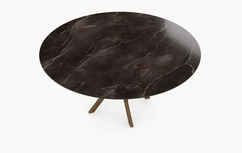 Keramiek Andromeda eettafel - Rond - Matrix light