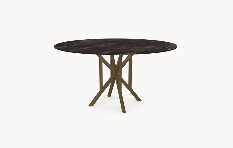 Keramiek Andromeda eettafel - Rond - Matrix light