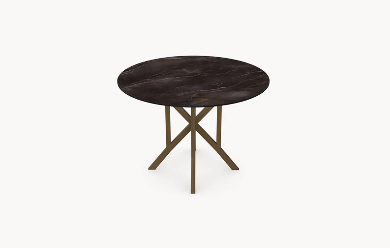 Keramiek Andromeda eettafel - Rond - Matrix light