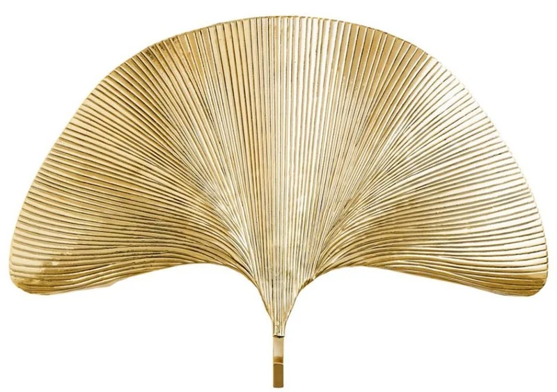Casa Padrino Designer Wandleuchte Gold 67 x 11 x H. 48 cm - Luxus Wandlampe