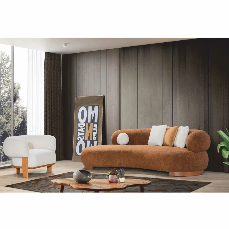 Casa Padrino Luxus Sofa Braun 255 cm - Wohnzimmer & Hotel Möbel