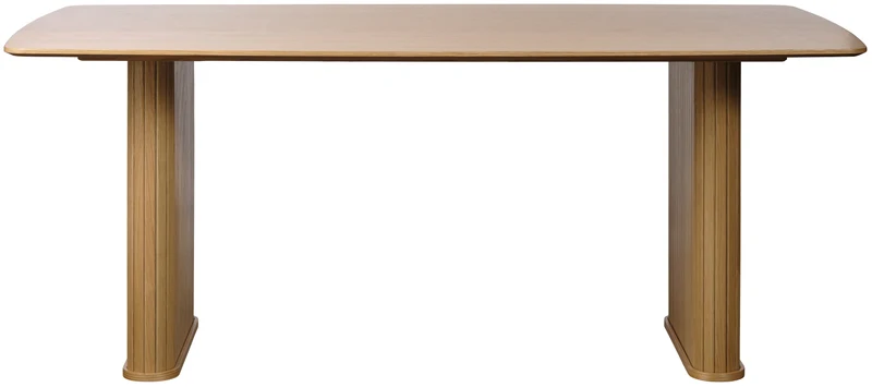 Rechteckiger Tisch Gativel 100x190 natürliche Eiche
