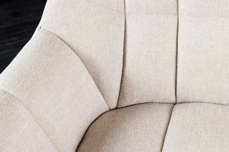 Moderne Sitzbank LYON 165cm mit Lehnen champagner beige