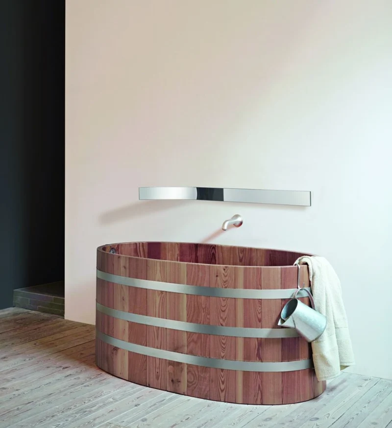 Casa Padrino Designer Wandspiegel 6 x 13 x H. 90 cm - Luxus Kollektion