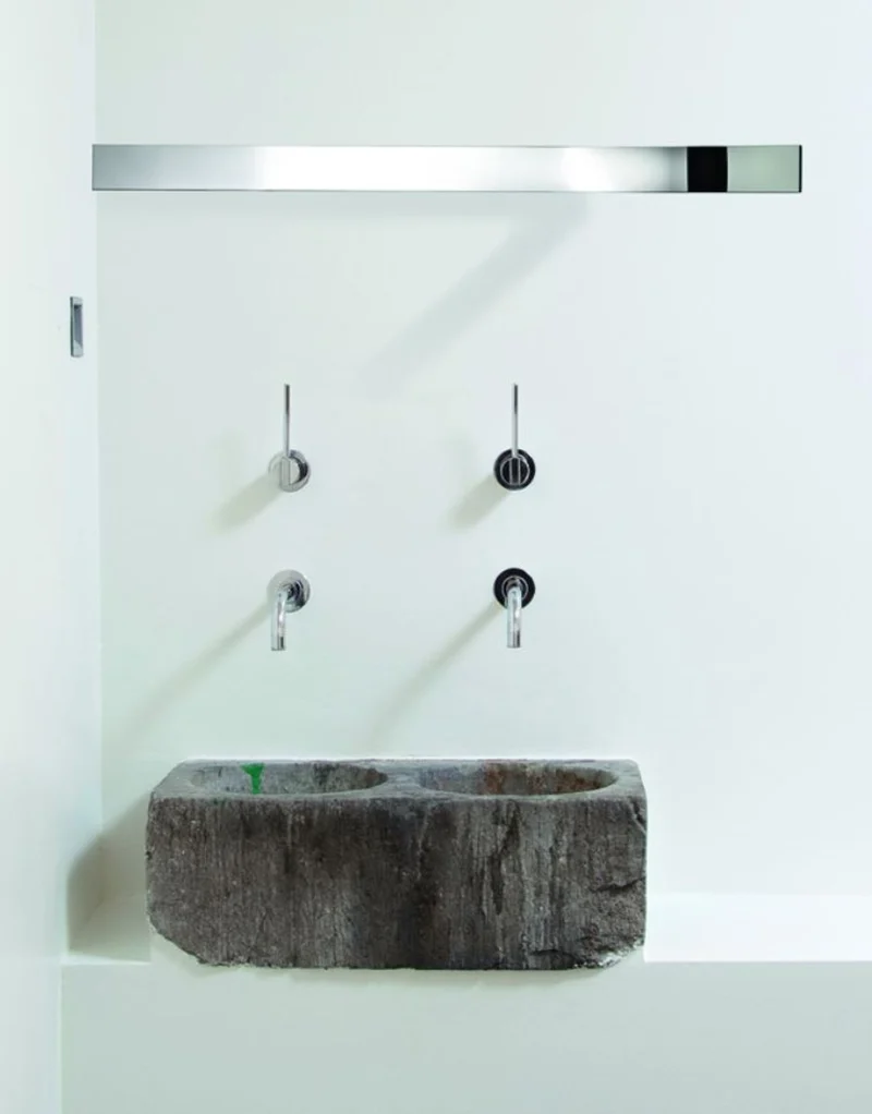 Casa Padrino Designer Wandspiegel 6 x 13 x H. 90 cm - Luxus Kollektion