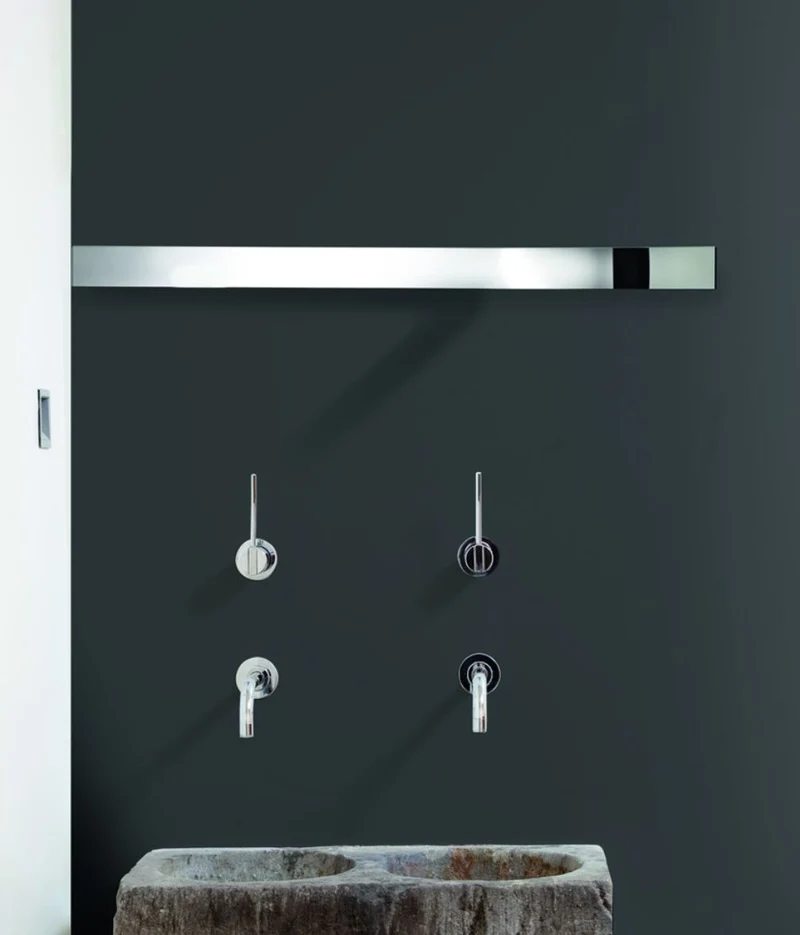 Casa Padrino Designer Wandspiegel 6 x 13 x H. 90 cm - Luxus Kollektion