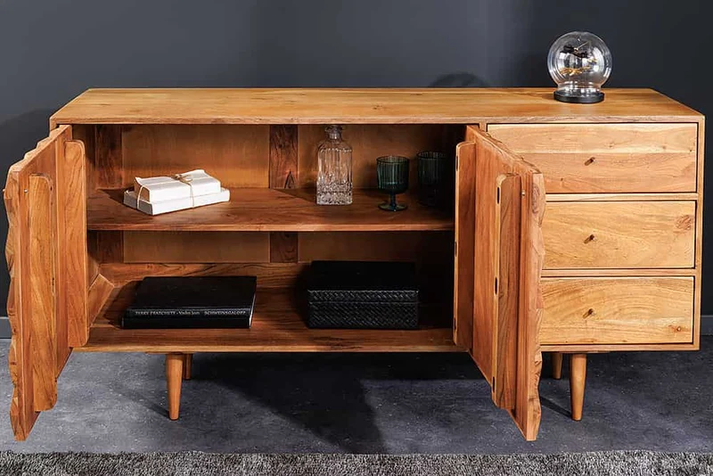 Dekoratives Sideboard MOSAICO 145cm Akazie Kommode