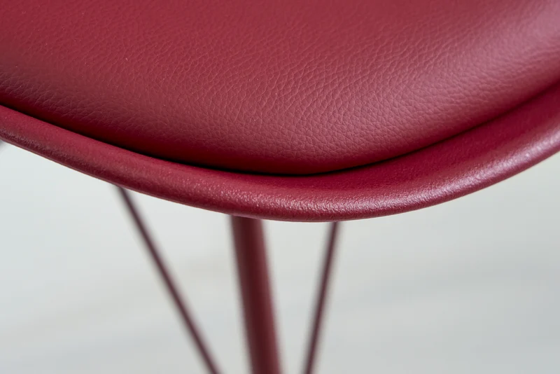 4er Set Design-Klassiker Stuhl NORWAY rot