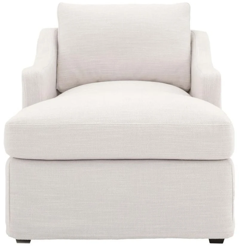 Casa Padrino Luxus Liegesessel / Schlafsessel Weiß 85 x 150 x H. 75 cm - Wohnzimmer Sessel