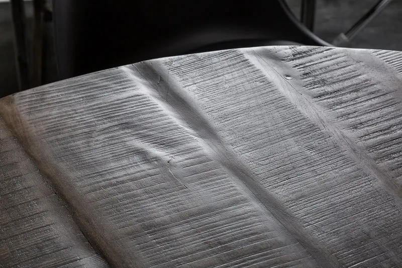 Mango Esstisch ARTE 120cm grau Industrie-Design Gestell