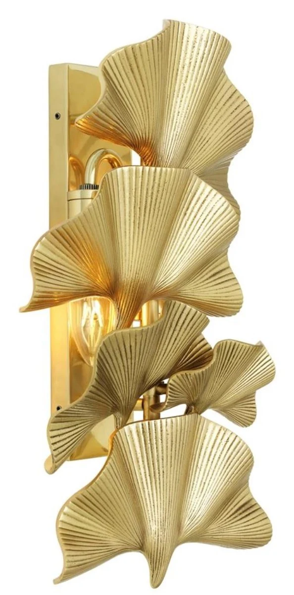 Casa Padrino Luxus Messing Wandleuchte - Designer Kollektion