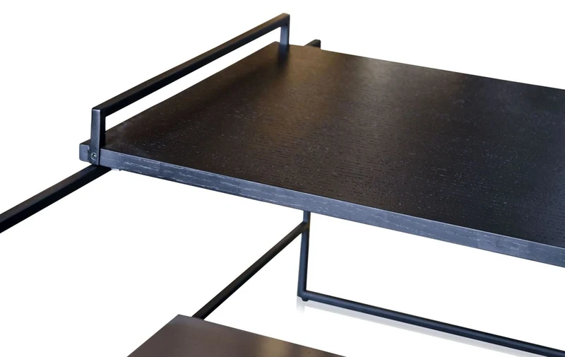 Casa Padrino Luxus Couchtisch Schwarz 100 x 100 x H. 39,5 cm - Designer Wohnzimmertisch