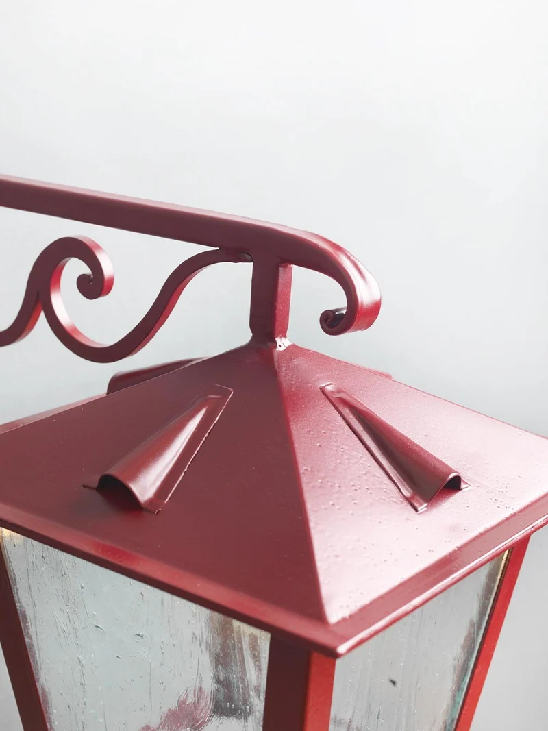 Casa Padrino Luxus Außen Laterne Gold B. 26.5 x H. 39 cm - Handgefertigte Laterne aus Schmiedeeisen - Luxus Kollektion - Edel & Prunkvoll
