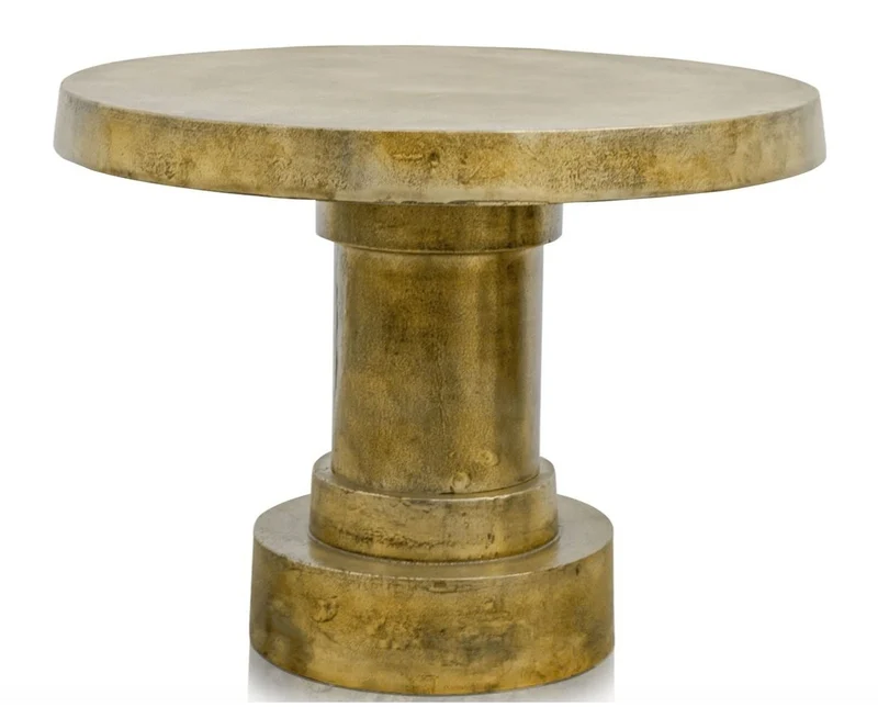 Casa Padrino Beistelltisch Antik Gold 60 x H. 45 cm - Wohnzimmertisch