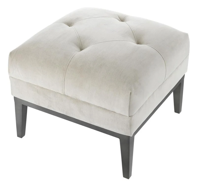 Casa Padrino Luxus Hocker 54 x 54 x H. 44 cm - Wohnzimmermöbel