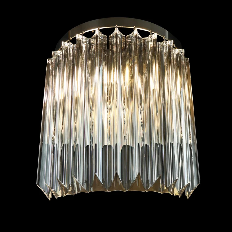 Casa Padrino Luxus Barock Kristall Wandleuchte Silber 25 x 12.5 x H. 31 cm - Prunkvolle Messing Wandleuchte mit böhmischem Kristallglas - Barock Möbel - Edel & Prunkvoll