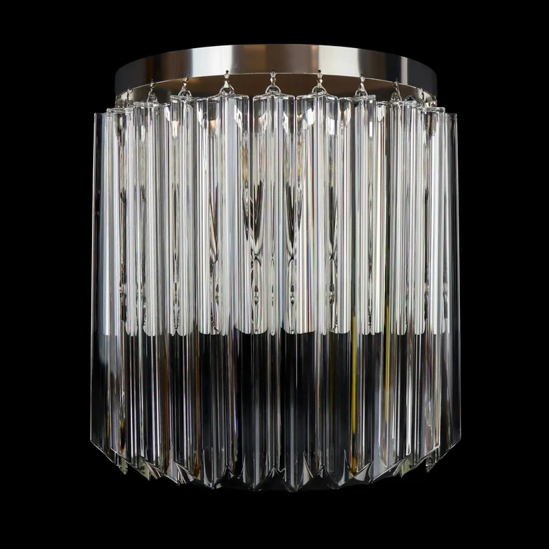 Casa Padrino Luxus Barock Kristall Wandleuchte Silber 25 x 12.5 x H. 31 cm - Prunkvolle Messing Wandleuchte mit böhmischem Kristallglas - Barock Möbel - Edel & Prunkvoll