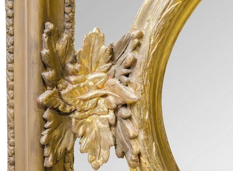Casa Padrino Barock Wandspiegel Gold 107 x H. 107 cm - Edel & Prunkvoll