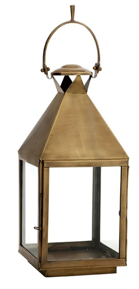 Casa Padrino Laterne mit Griff 24 x 24 x H. 70 cm - Hotel Restaurant Dekoration