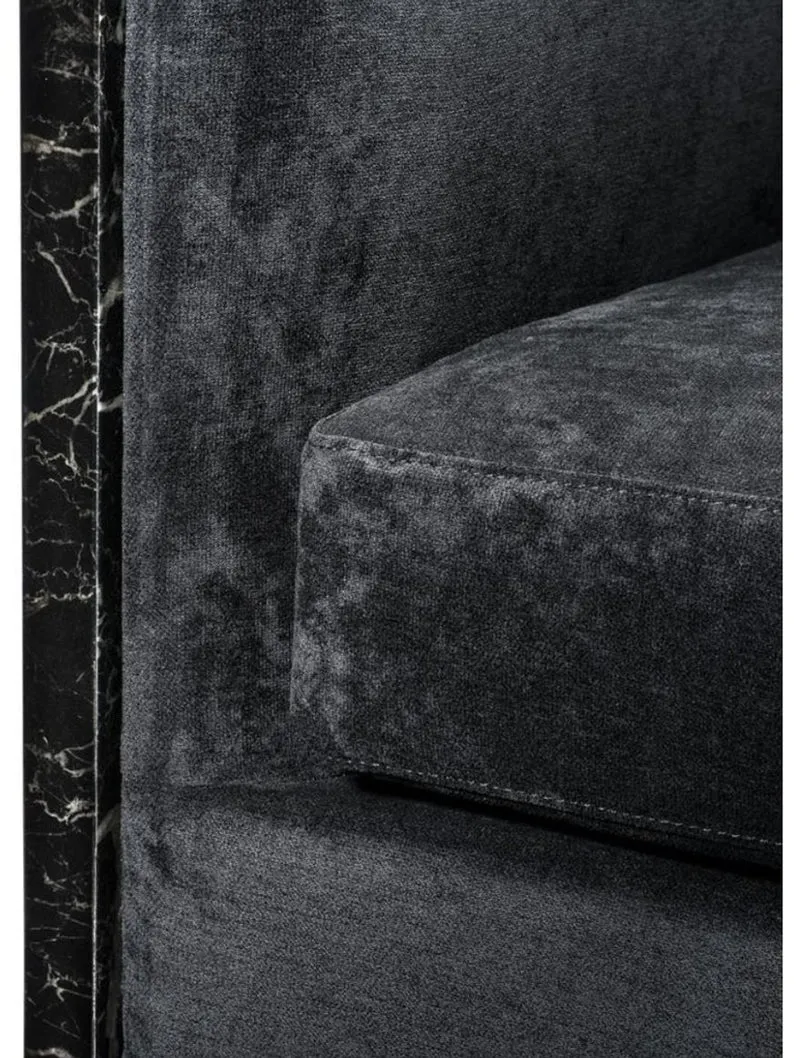 Casa Padrino Luxus Hotel Sessel Schwarz 71 x 70 x H. 68 cm - Limited Edition
