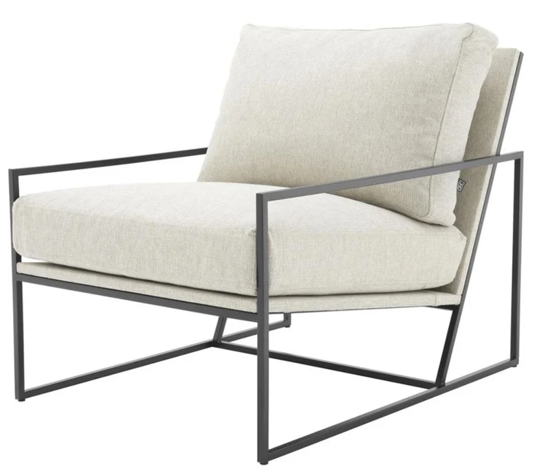 Casa Padrino Luxus Hotel Club Sessel 66 x 87 x H. 68 cm - Luxus Kollektion