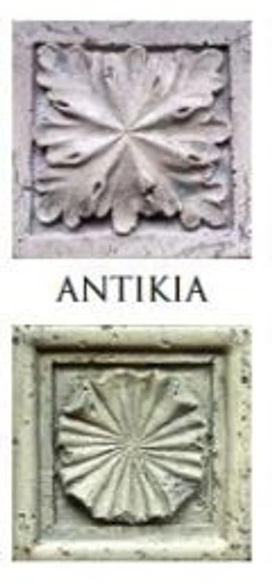 Casa Padrino Barock Kunststein Säule / Blumensäule 23 x 23 x H. 73 cm - Verschiedene Farben - Antik Stil Gartensäule