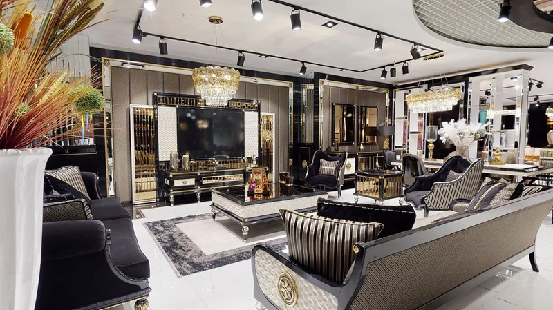 Casa Padrino Luxus Art Deco Wohnzimmer Sessel Schwarz / Gold - Art Deco Wohnzimmer & Hotel Möbel - Luxus Kollektion