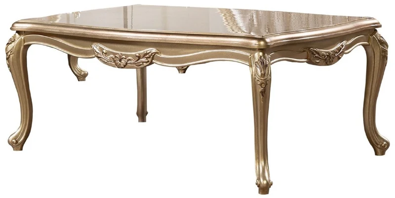Casa Padrino Luxus Barock Wohnzimmer Set Silber / Gold - 2 Barock Sofas & 2 Barock Sessel & 1 Barock Couchtisch - Luxus Wohnzimmer Möbel im Barockstil - Barock Möbel - Edel & Prunkvoll