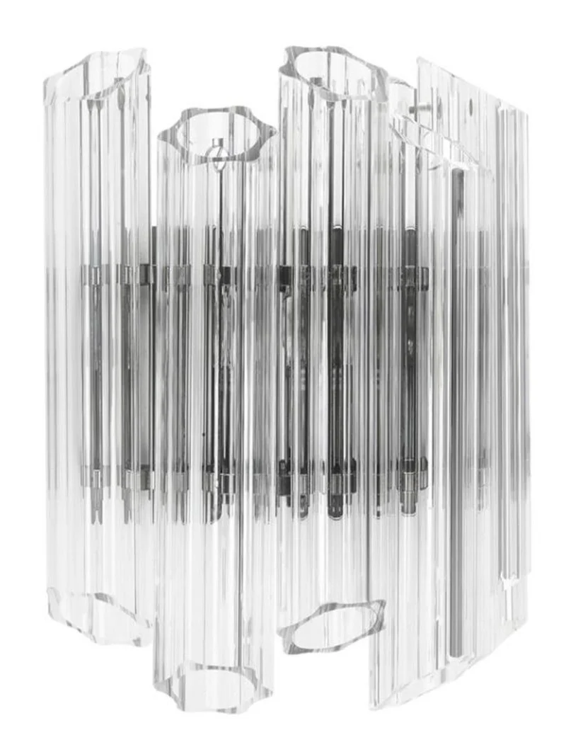 Casa Padrino Luxus Wandleuchte 33 x 17 x H. 32,5 cm - Luxus Qualität
