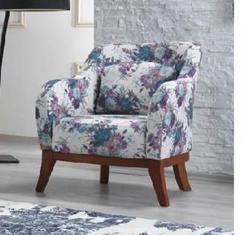Casa Padrino Designer Bergere Sessel Seine - Hotel Möbel, Grau, B 80 x T 85 x H 87 cm