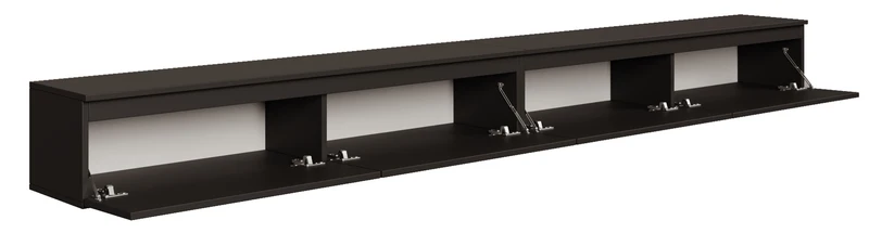 Bemmi Hängeschrank für TV 300 cm schwarz