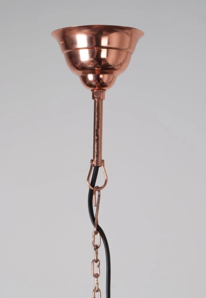 HAMMERED ROUND Kupfer Pendelleuchte Hängeleuchte von ZUIVER