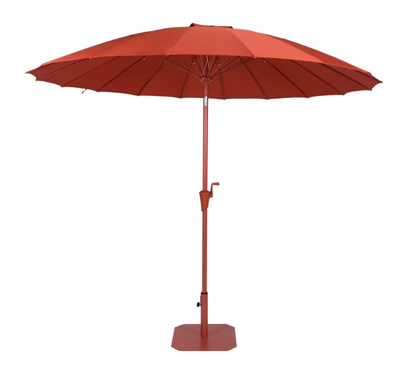 Sonnenschirm Sunshine Marsala mit Fuß und Schutzhülle von Zuiver