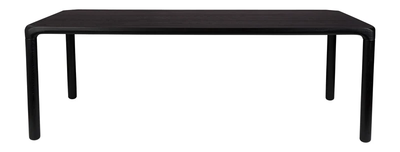 Esstisch Storm 220x90 cm in Schwarz mit Eschenfurnier von Zuiver