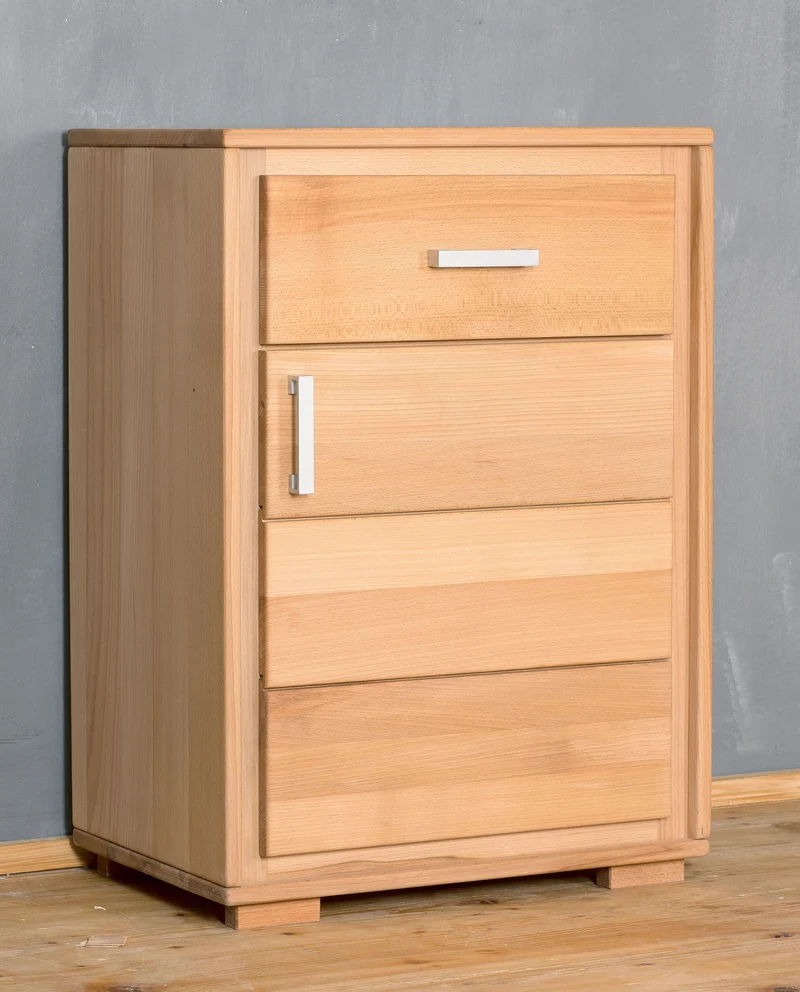 Sideboard Anrichte 1-türig Kernbuche Massivholz geölt, Genf
