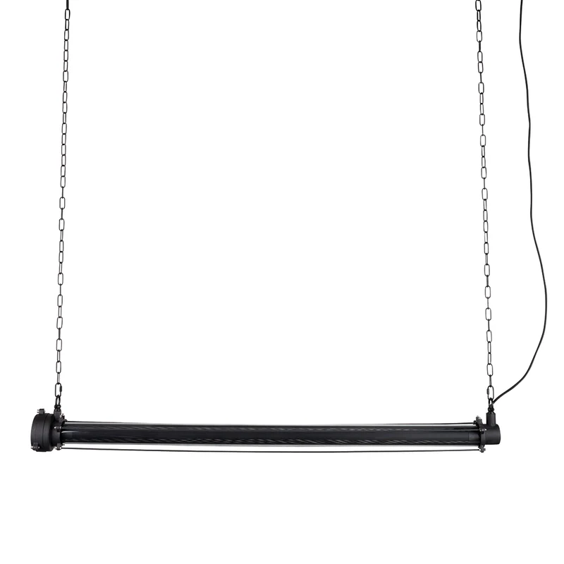 Pendelleuchte Prime XL Schwarz von Zuiver mit Eisengestell