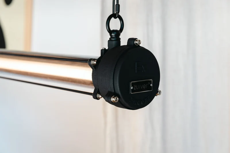 Pendelleuchte Prime XL Schwarz von Zuiver mit Eisengestell
