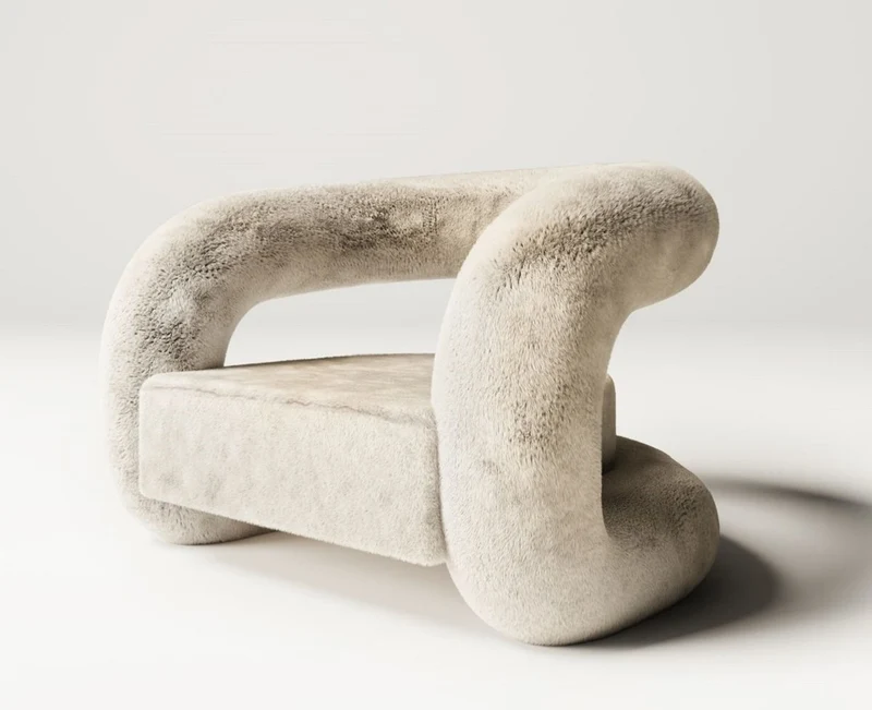 Casa Padrino Luxus Designer Sessel Grau 100 x 95 x H. 70 cm - Wohnzimmer Sessel - Hotel Sessel - Wohnzimmer Möbel - Hotel Möbel - Luxus Möbel