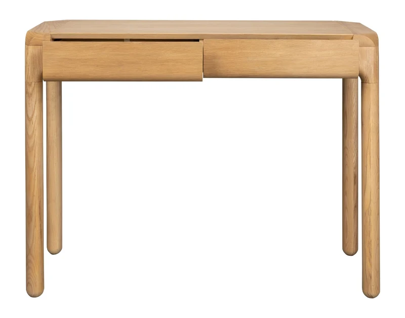 Konsolentisch Storm Natural, Eschenholz mit Eichenfurnier von Zuiver