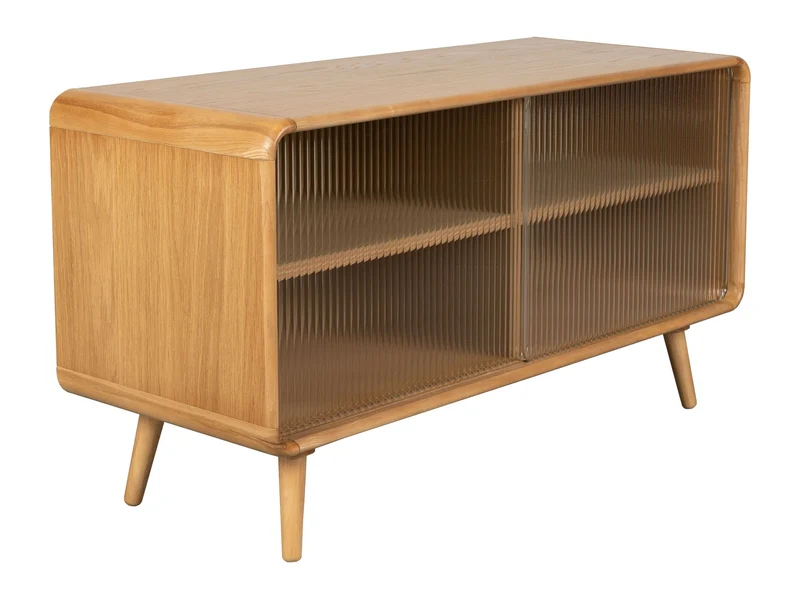 Sideboard Rise Medium Natural mit Eichenfurnier von Zuiver
